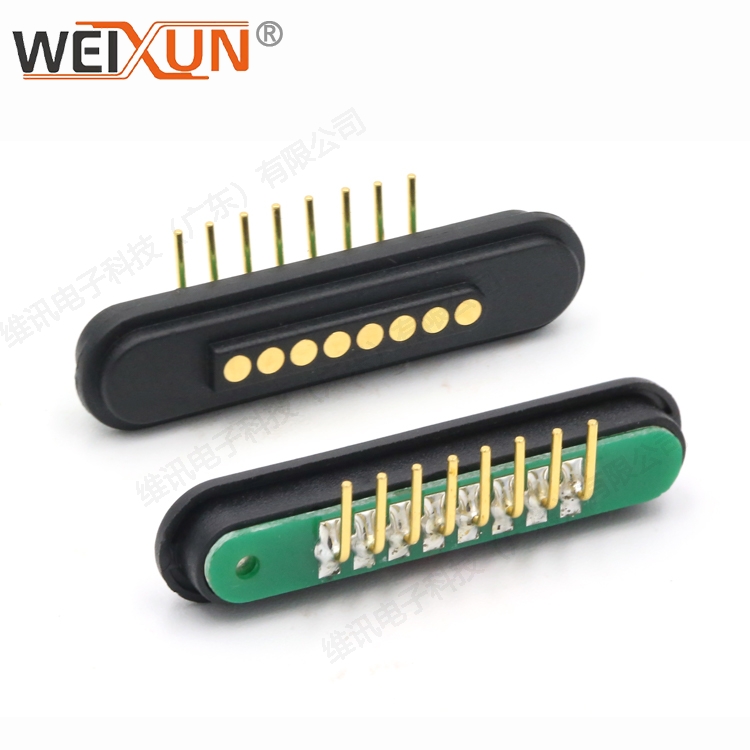 8pin 折弯磁吸连...